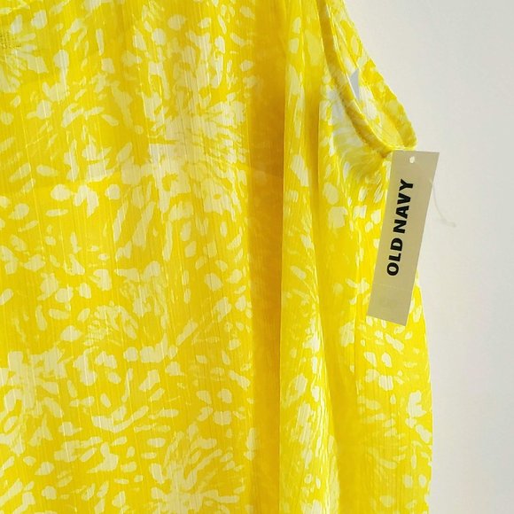 Yellow Sleeveless Top, Size L - Picture 4 of 7